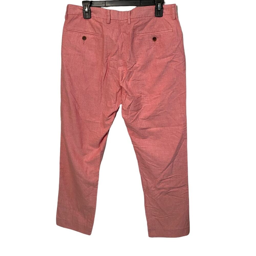 J.Crew Slim Bedford Pants Men’s 32x30 Salmon Pink Chino Preppy Golf old money - Picture 3 of 10
